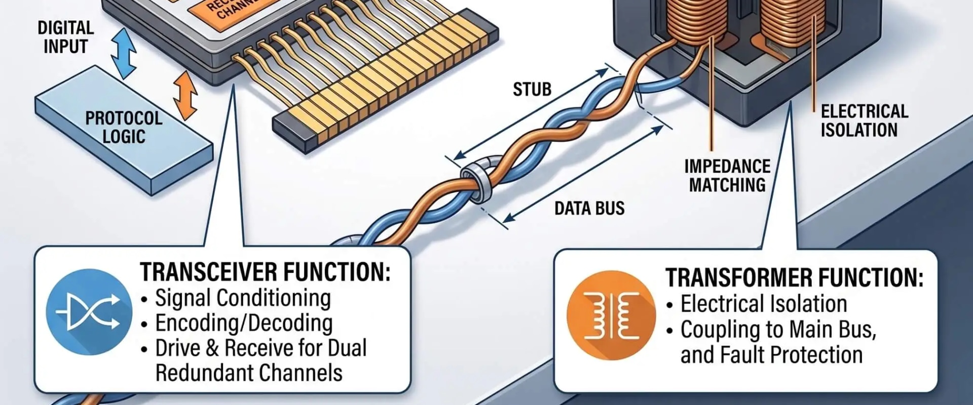 MIL-STD-1553 Transceiver vs Transformer: What Is the Difference?