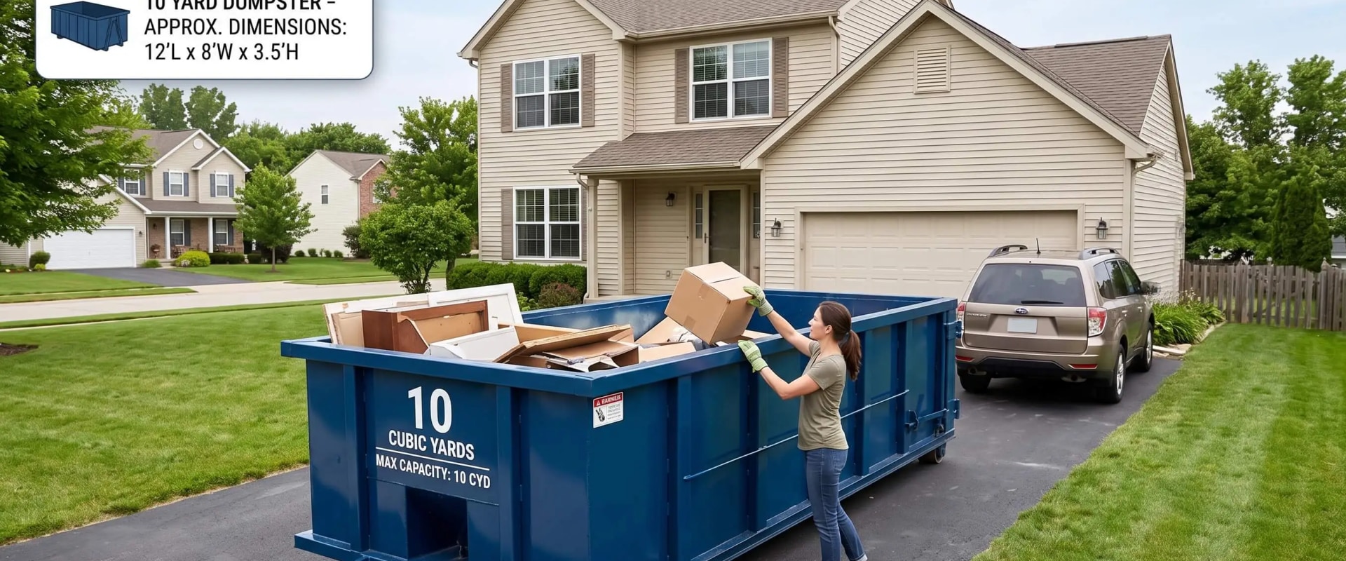 Small Dumpster vs Large Dumpster: Why 10 Yards May Be Enough