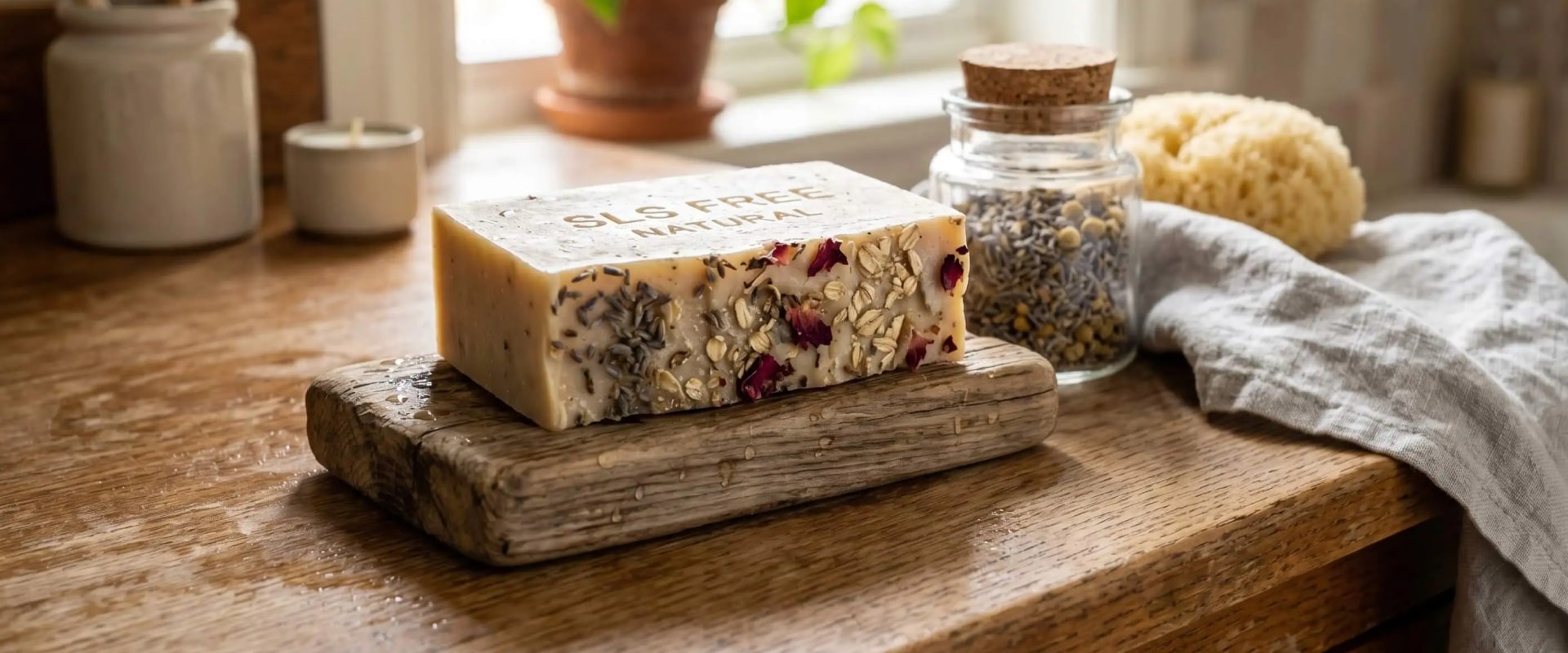 SLS Free Soap for Dyshidrotic Eczema on Hands and Feet